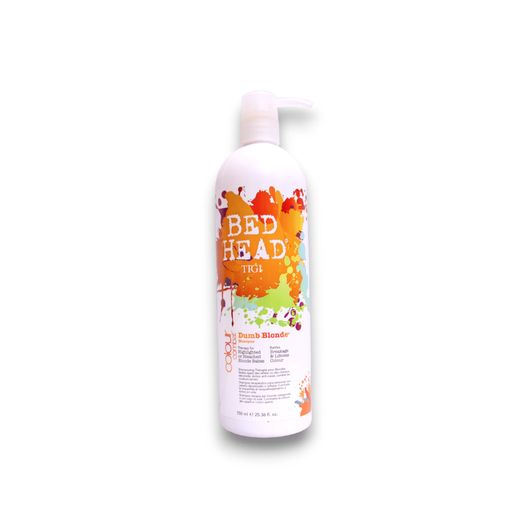 TIGI Bed Head Dumb Biondo Shampoo per Capelli per la Protezione del Colore 750 ml