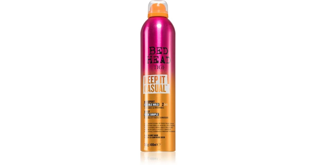 Lacca per capelli TIGI Bed Head Row Keep It Casual 400 ml