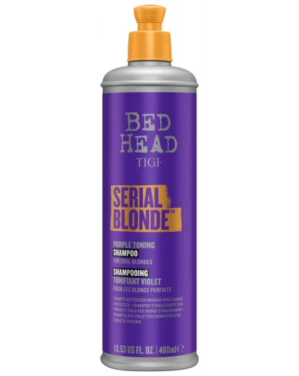 TIGI SERIAL BLONDE PURPLE TONING SHAMPOO 400 ml