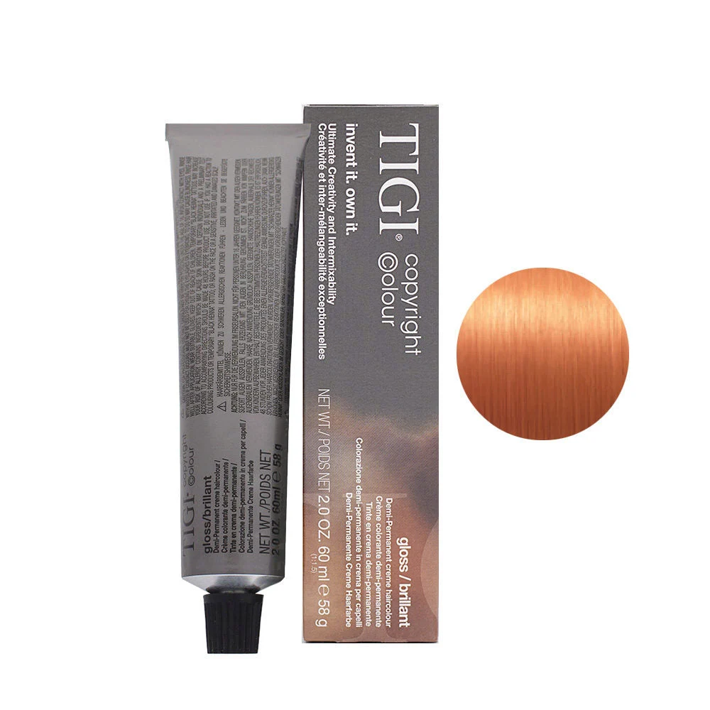 TIGI Color Gloss Tintura per Capelli Semipermanente 7/44 Biondo Medio Rame Intensivo 60 ml