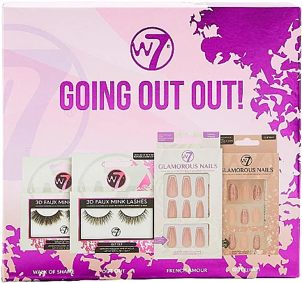 W7 Going Out Out Gift Set (nails/2x24pcs + lashes/2x2pcs)