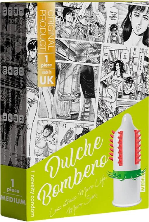 Preservativo stimolante "Dulce Bombero"