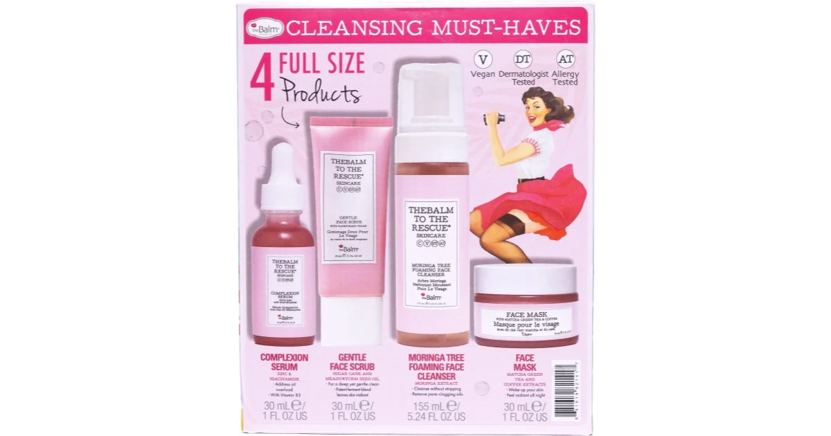 theBalm To The Rescue® Skincare Collection confezione regalo per una pulizia perfetta della pelle