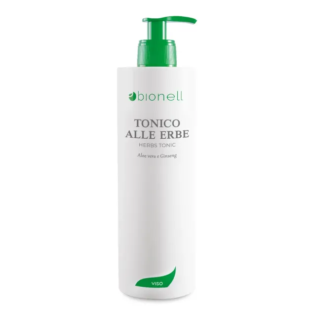 Tonico Viso alle Erbe Senza Parabeni Professionale Bionell 500 ml