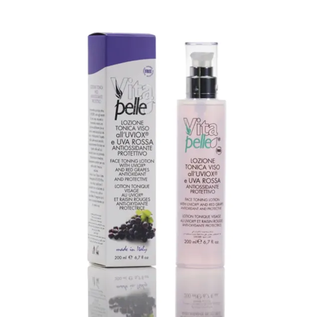 Tonico Viso Uviox e Uva Rossa Vitapelle 200 ml