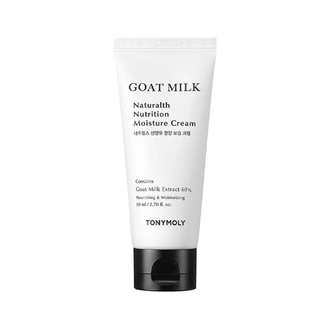 Tony moly Crema idratante per pelli secche e sensibili Latte di capra Nutrizione naturale 80 ml