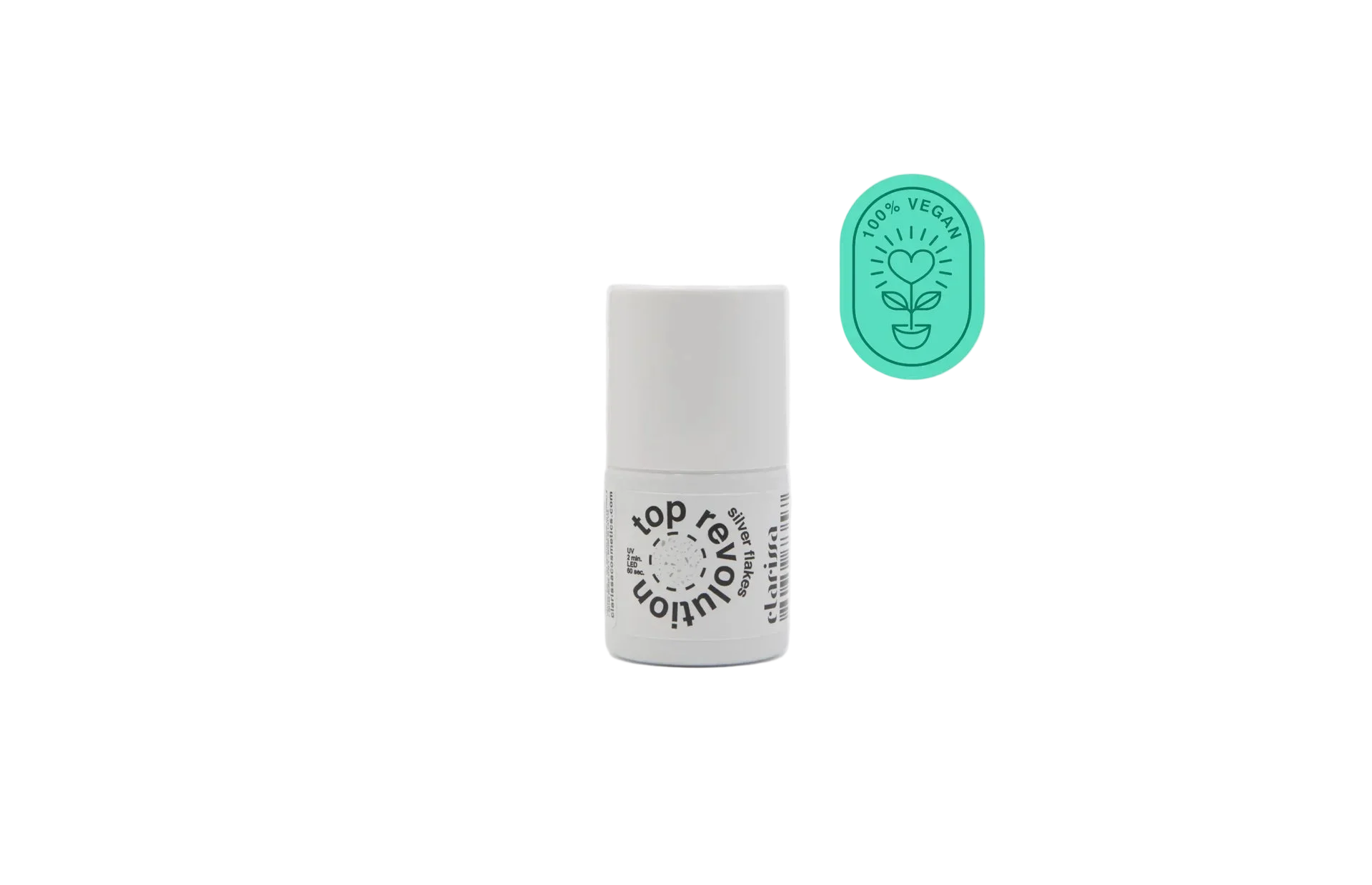 CLARISSA SEMIPERMANENTE TOP REVOLUTION SILVER FLAKES 7ML LEI3795