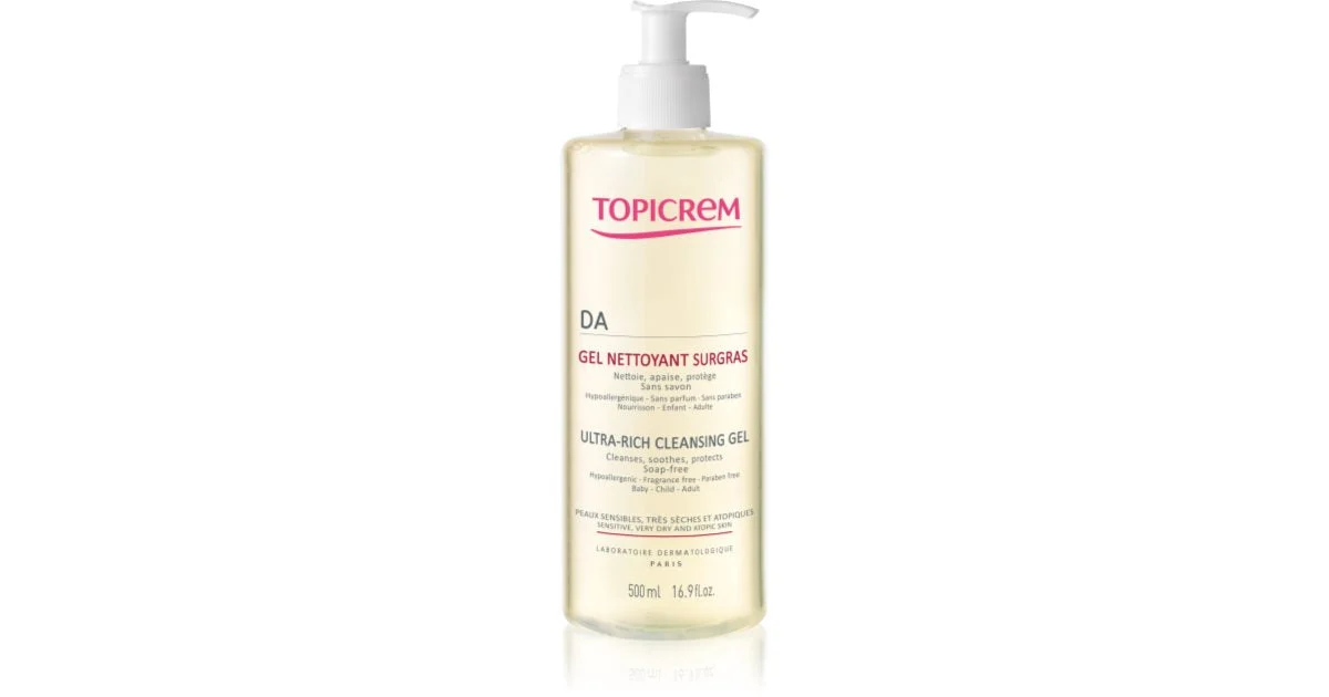 Topicrem Gel Lavante Ultra Nutriente Ad Ultra Ricco 500 Ml