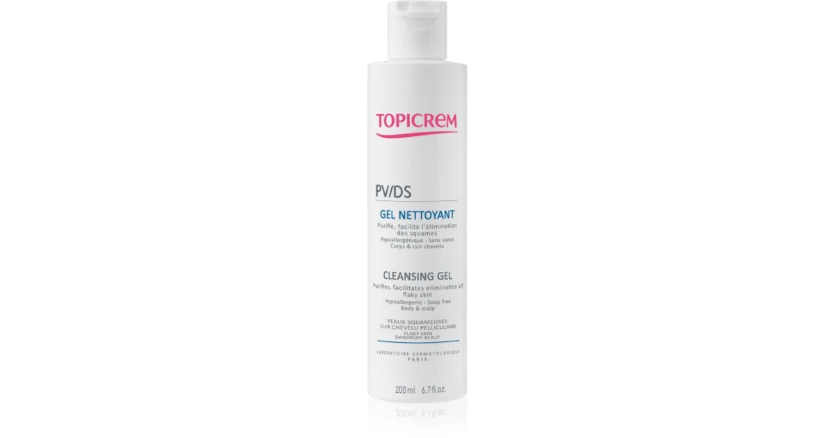 Topicrem PV/DS Pv/ds Gel Detergente Pelle Squamosa E Cuoio Capelluto Forfora 200ml