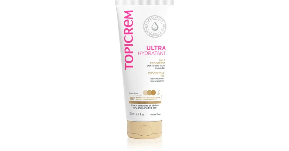 Topicrem Ultra-Idratante Abbronzatura Progressiva Pelle Sensibile 200ml