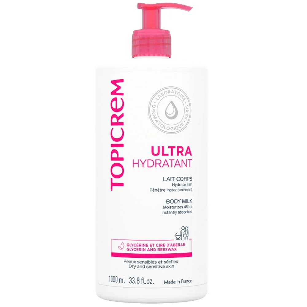 Topicrem Ultra-Idratante Latte Corpo Pelle Sensibile 1 Litro