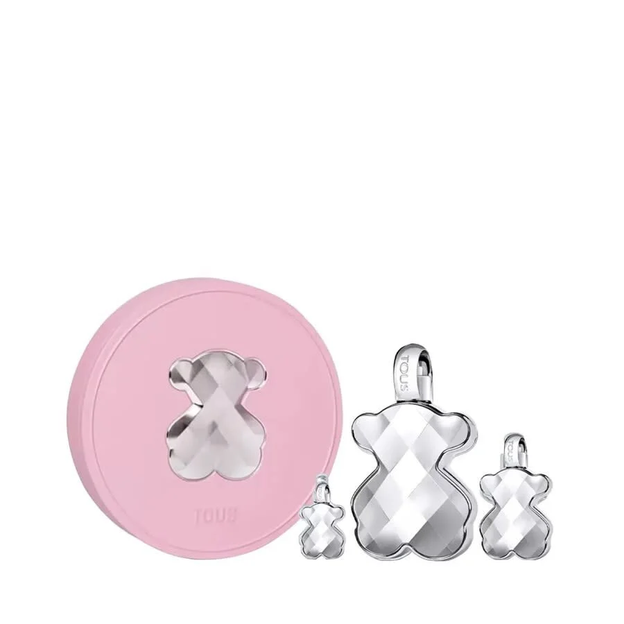Set Tous Loveme Silver Edp 90ml Edp 15ml Mini 4,5ml@