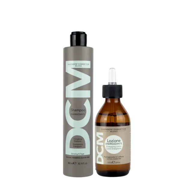 Trattamento Capelli Energizzante: Shampoo e Lozione Diapason Professionale