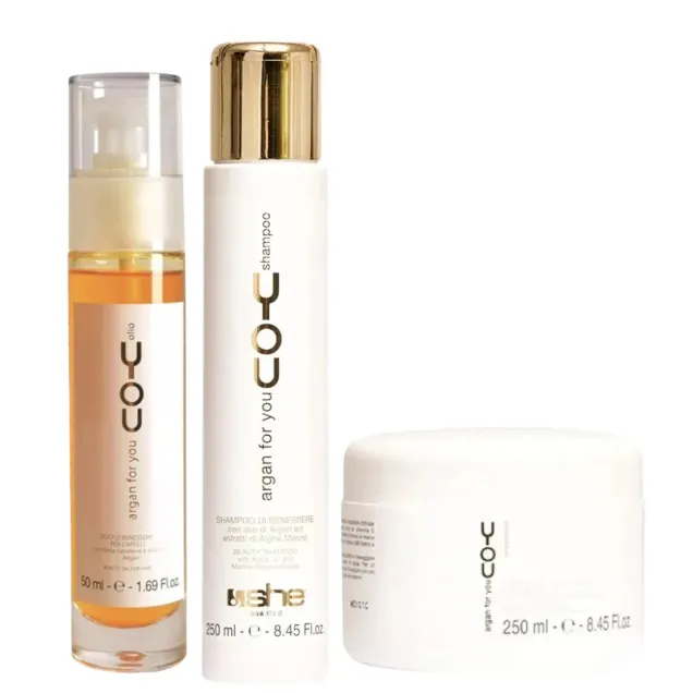 Trattamento Capelli Idratante Argan For You Kit 3 Pz She Extension