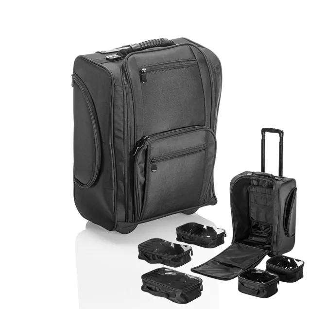 Trolley Estetica e Nail Professionale con Pochette Estraibili New