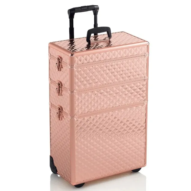Trolley Estetista e Parrucchiere Professionale Diamond Rose Gold
