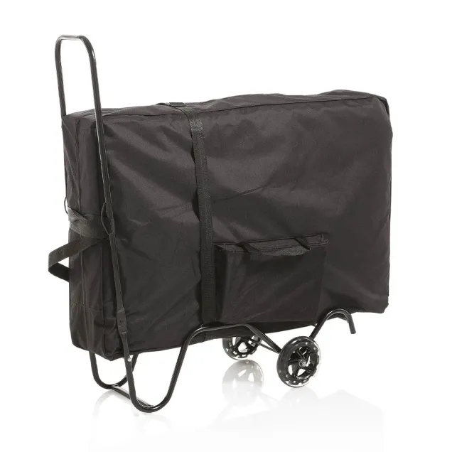 Trolley per Lettino Massaggio Pieghevole per un Facile Trasporto
