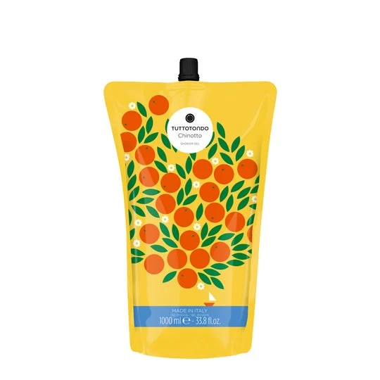 Tuttotondo Chinotto Gel Doccia Energizzante 1000 ml Ricarica