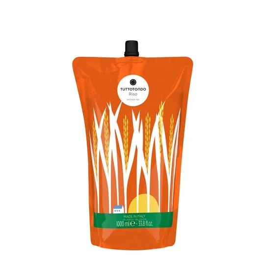 Tuttotondo Riso Gel Doccia Ristrutturante Ricarica 1000 ml