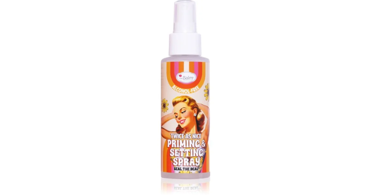 theBalm Twice as Nice Priming & Setting Spray fissante per il trucco 100 ml