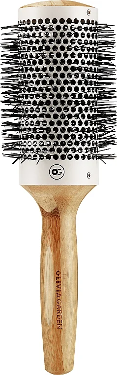Spazzola da brushing termoresistente, in bambù, d.53