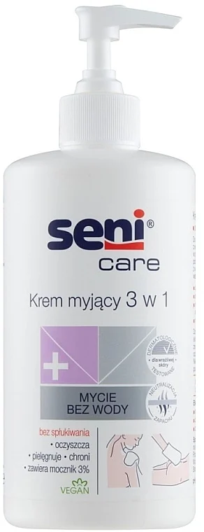 Crema detergente senza risciacquo