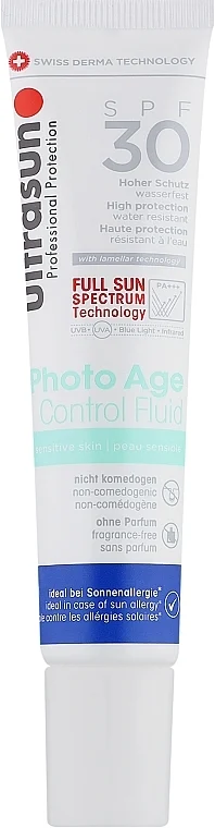 Fluido solare anti-età per il viso SPF30