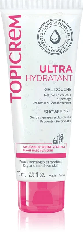 Topicrem UH gel detergente delicato per viso, corpo e capelli 75 ml