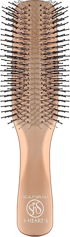 Spazzola massaggiante per capelli "Pink Gold"
