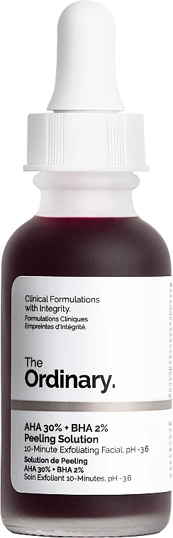 The Ordinary AHA 30% + BHA 2% Peeling Solution