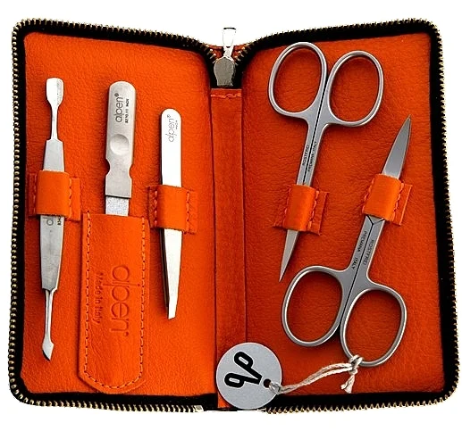 Set per Manicure, 5 pezzi, 6842R, rosso