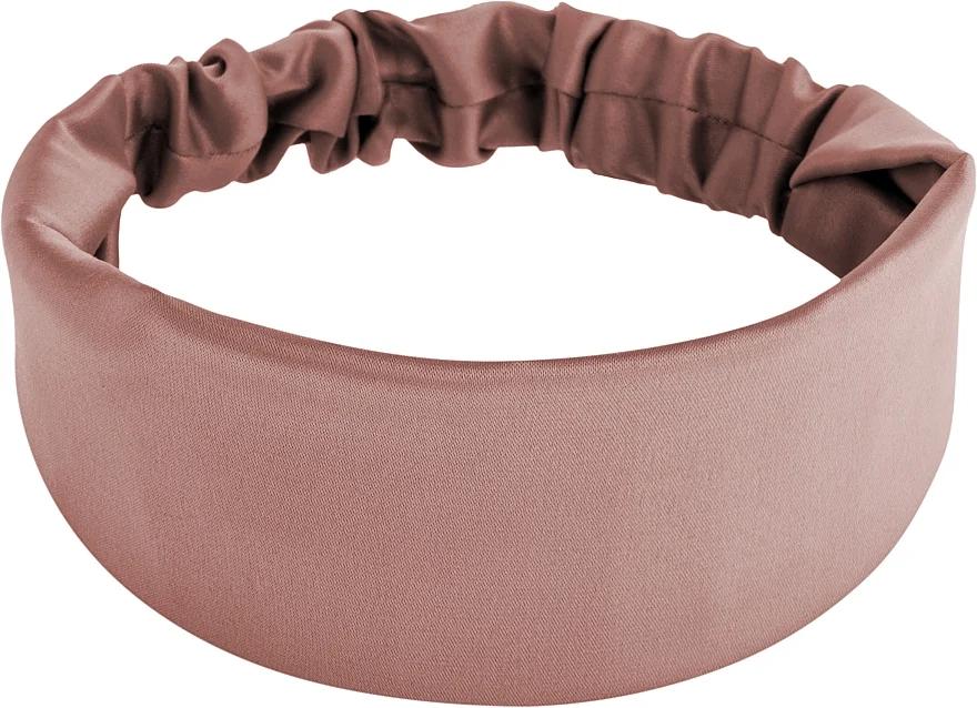 Fascia per capelli in raso, rosa cipria «Satin Classic»