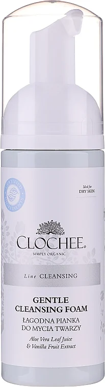 Schiuma detergente lenitiva per viso