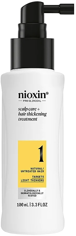 Trattamento per la cura del cuoio capelluto e dei capelli sottili