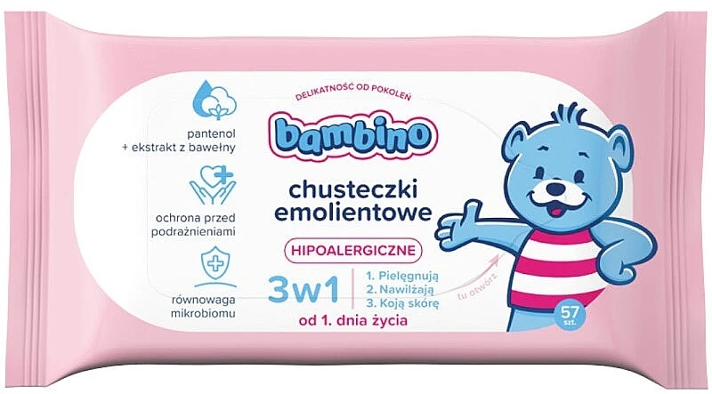 Salviette umidificate per bambini