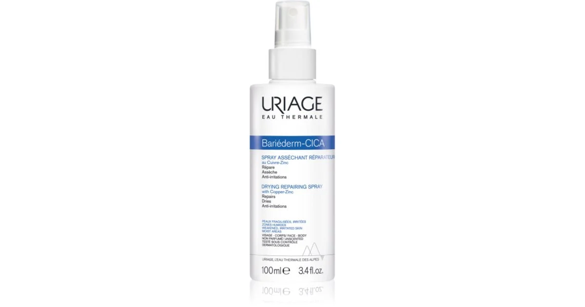 Uriage Bariéderm Cica-Spray Asciugante Riparatore al Cu-Zn 100ml