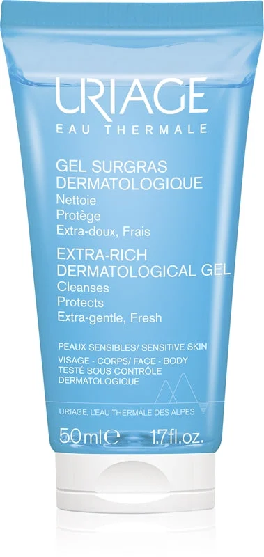 Uriage Surgras Liquido Dermatologico Gel Detergente Schiumogeno 50ml Formato Viaggio