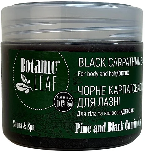 Sapone dei Carpazi, nero per corpo e bagno
