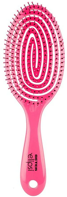 Spazzola districante per capelli lunghi, rosa