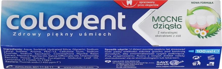 Dentifricio "Gengive forti"