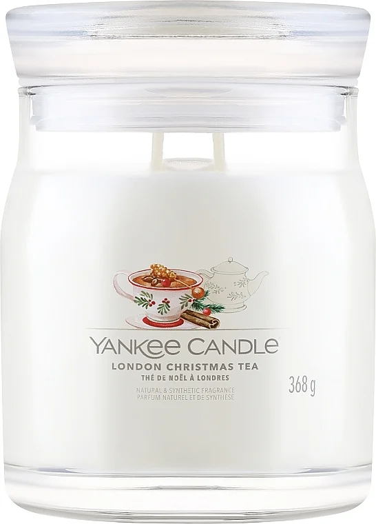 Candela profumata "London Christmas Tea", 2 stoppini
