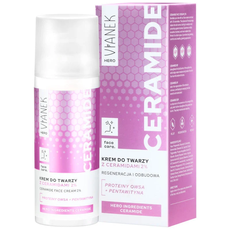 Vianek Hero Crema Viso Leggera con Ceramidi 50ml
