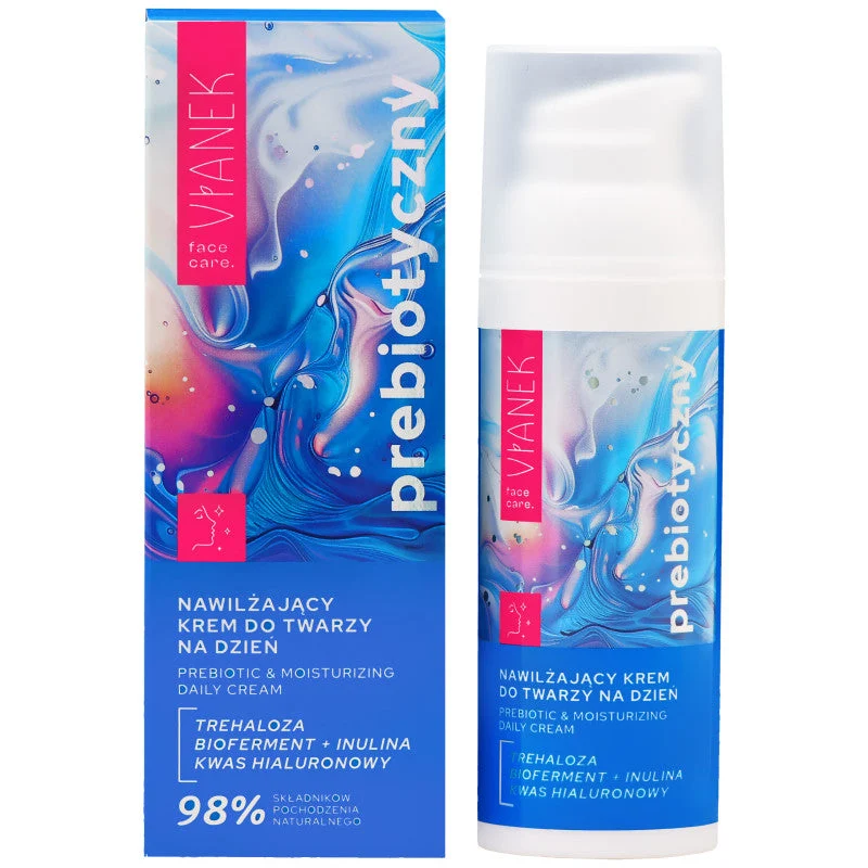 Vianek prebiotic crema viso giorno idratante con trealosio, 50 ml