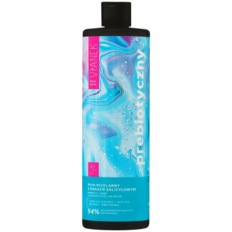 Vianek Prebiotic Detergente viso idratante con acido salicilico 400ml