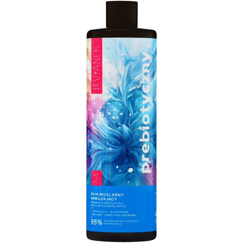 Vianek liquido micellare prebiotic- lavaggio viso idratante con trealosio 400ml