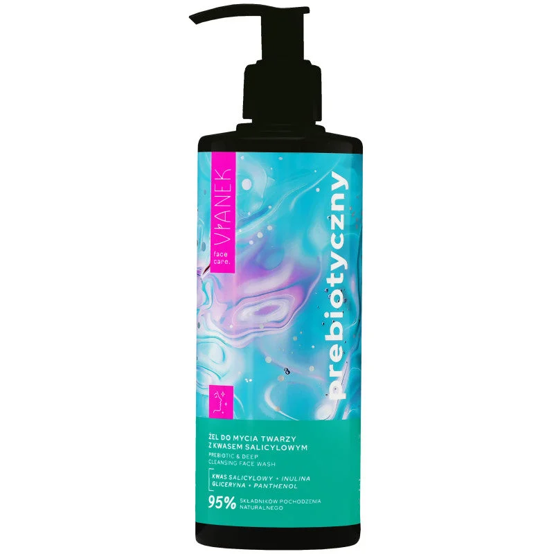 Vianek prebiotic gel detergente viso con acido salicilico 300ml