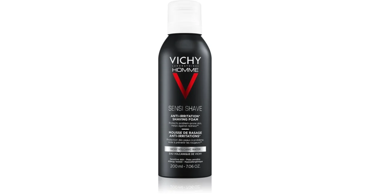 Vichy Uomo Gel Da Rasatura Anti-irritazione Vitamina C Pelli Sensibili 150ml