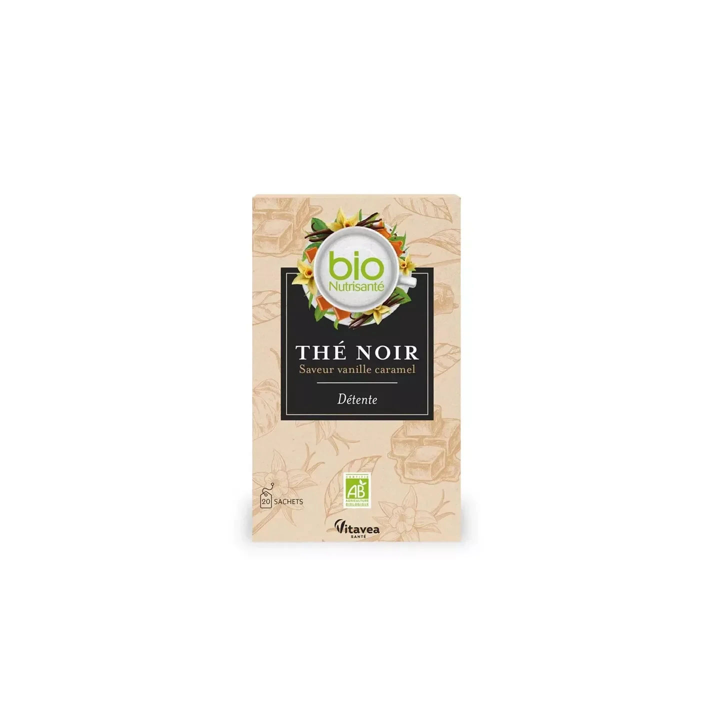Vitavea Salute BioNutrisanté Infusion Bio Dolce notte Sapore Vaniglia 20 Bustine