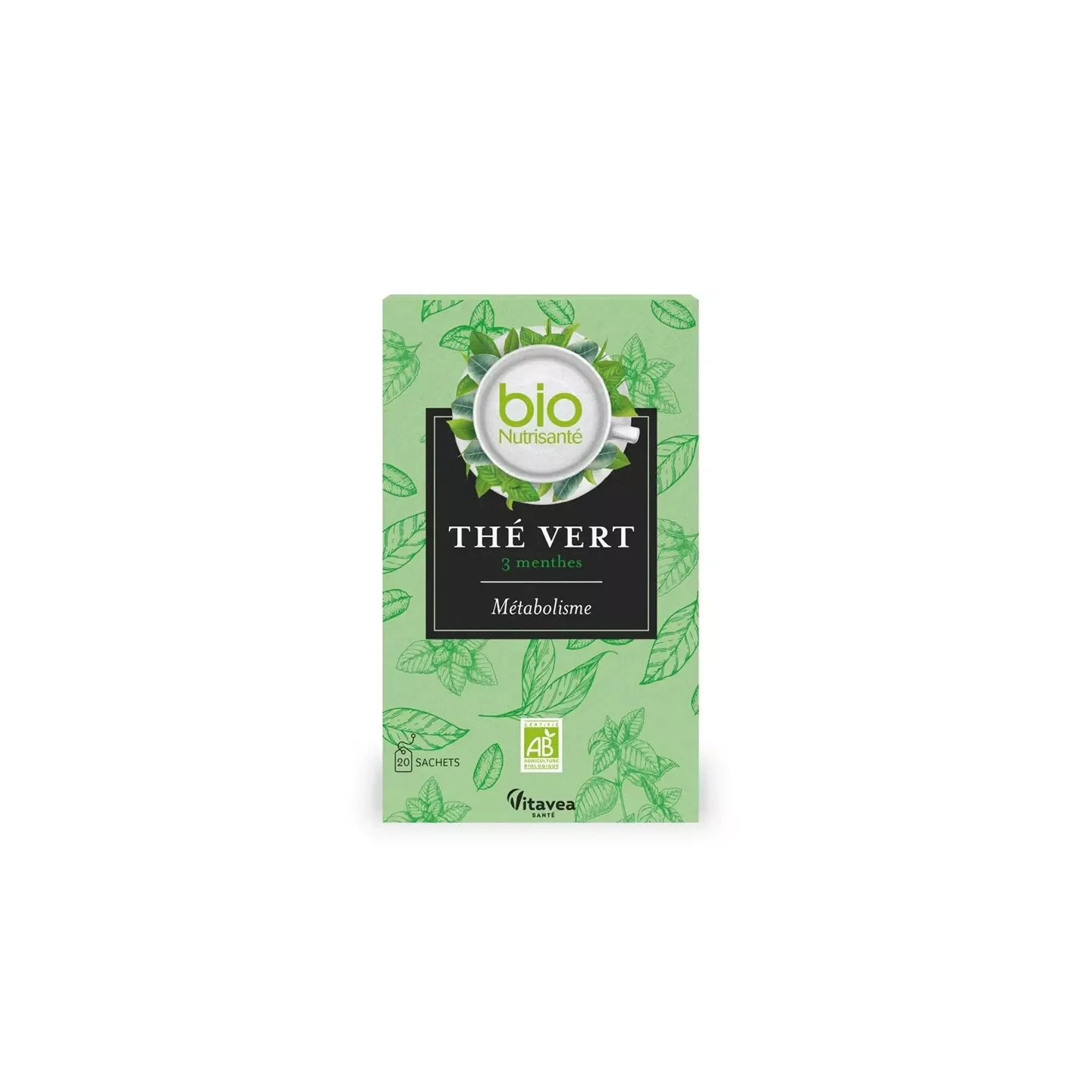 Vitavea Salute BioNutrisanté Tè Verde 3 Menti Metabolismo 20 Bustine