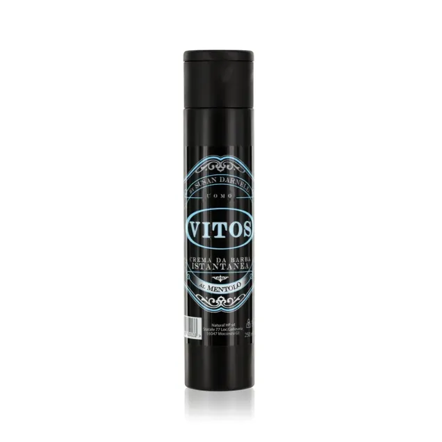 Vitos Crema da Barba Istantanea al Mentolo 250 ml